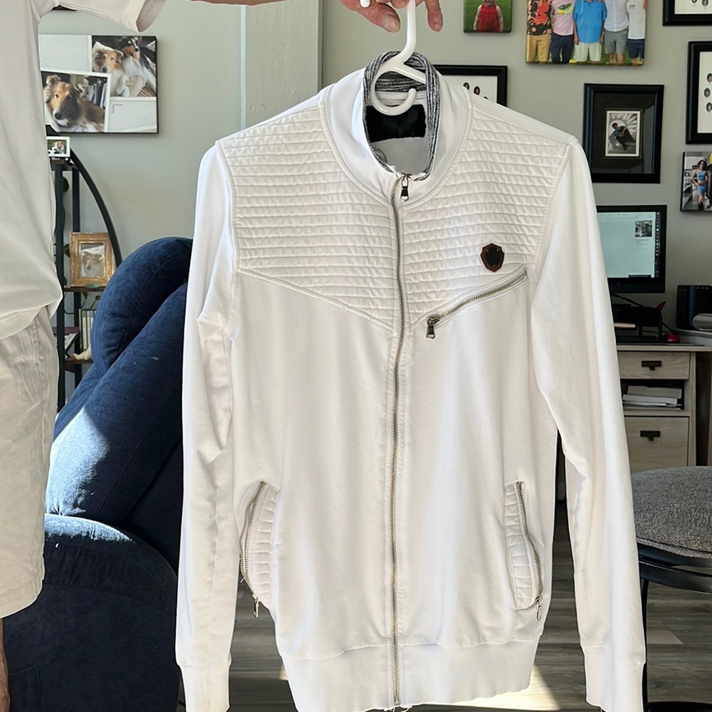 White Zip up!